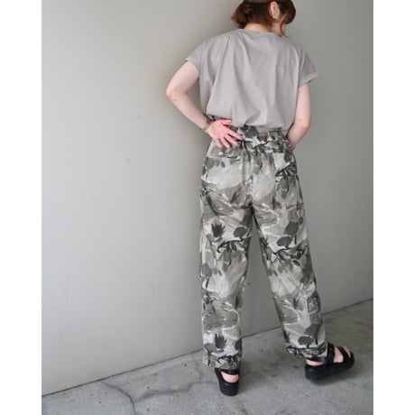 CHEVAL plus CHEVALパンツ - PRINT - PINK/KHAKI