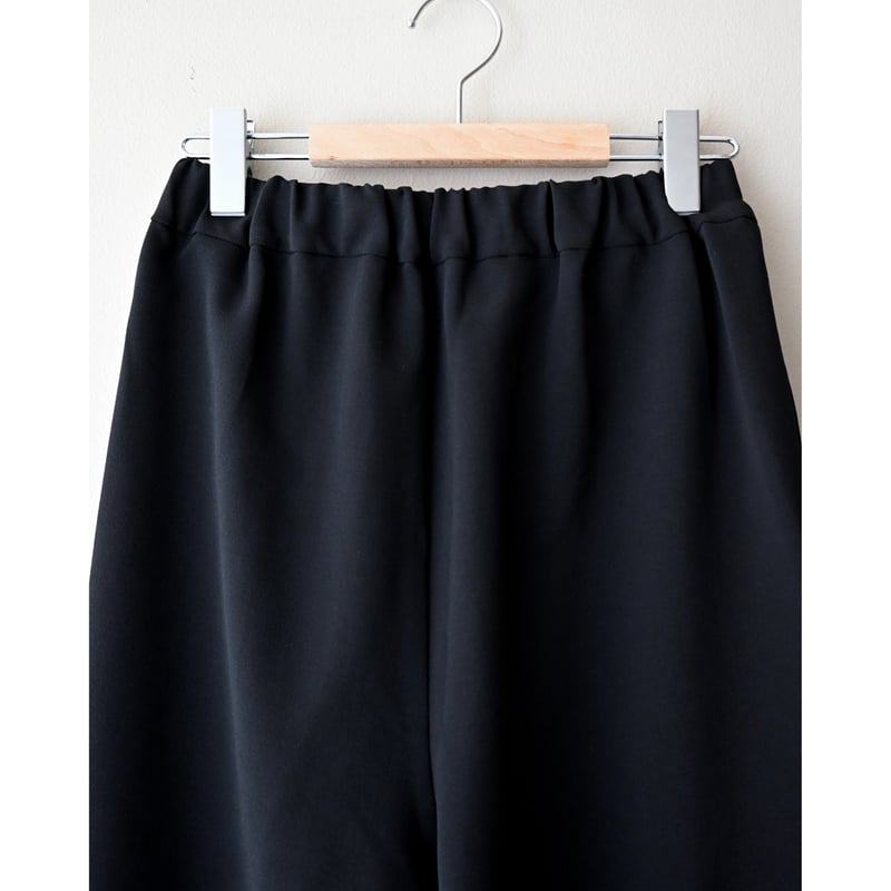 TRAVAIL MANUEL Wクロス 2タックトラウザーズ - Black | YOCA