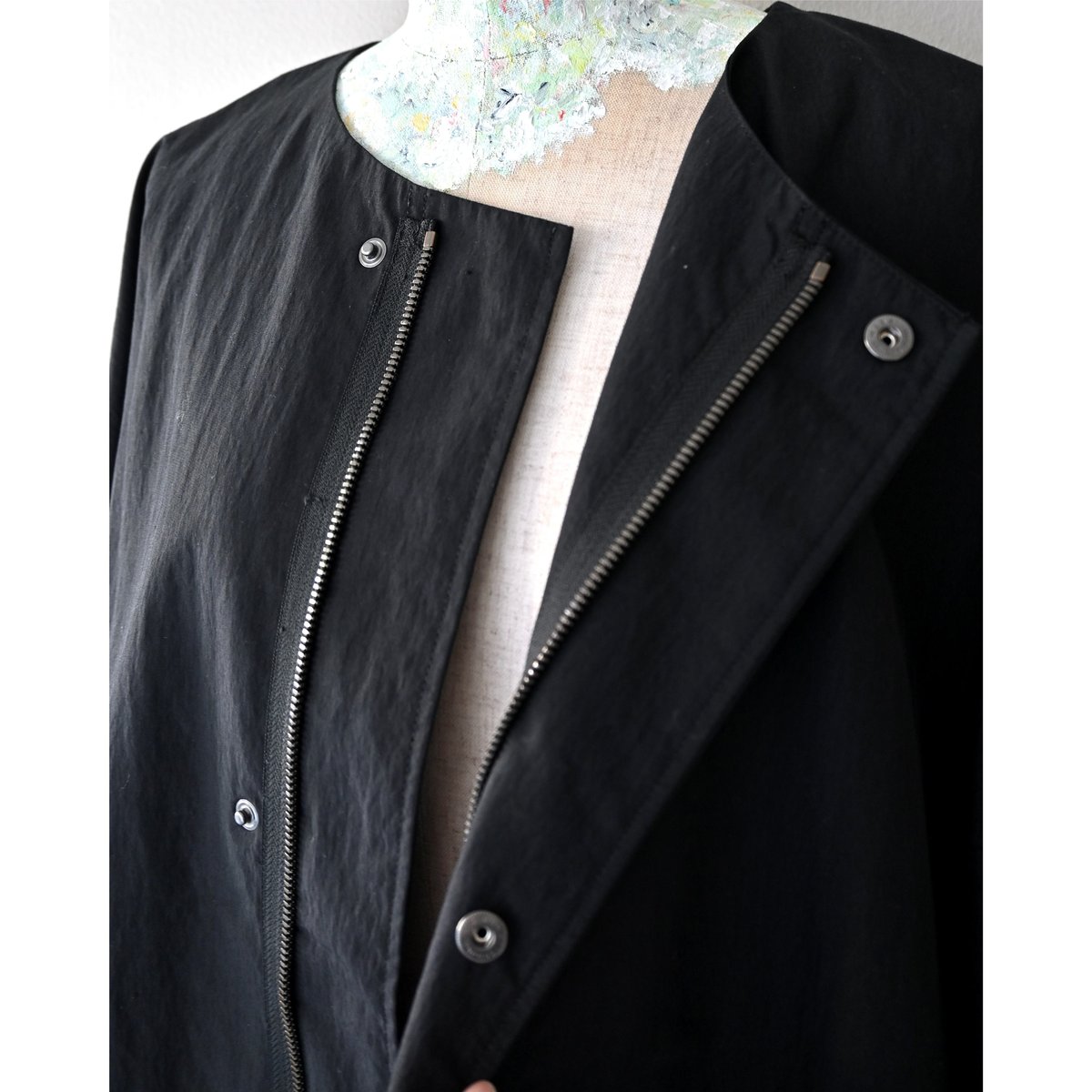 Honnete Tacked Sleeve Over Fit Coat / タックドスリーブオ