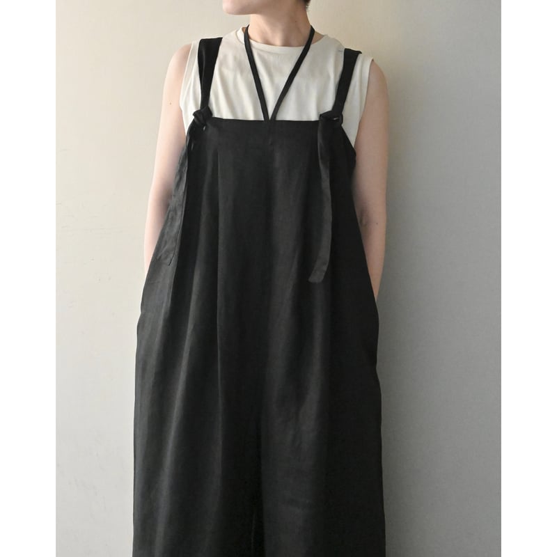 HARE ブラック 半袖オーバーオール　ベルトあり 184109533.jpg?cmsp_timestamp=