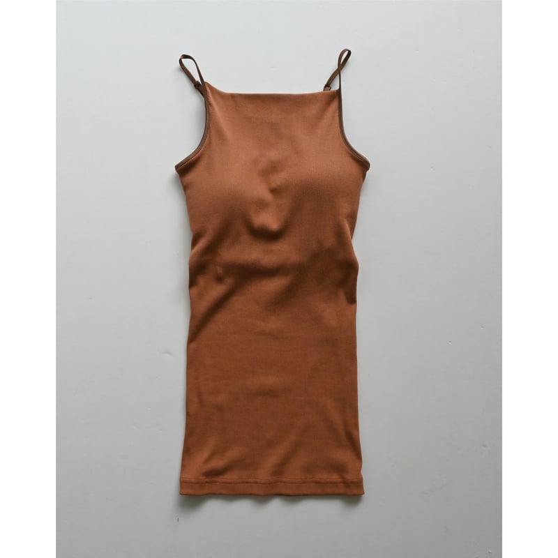 1dozen オーガニックコットンチューブテレコキャミソール | YOCA