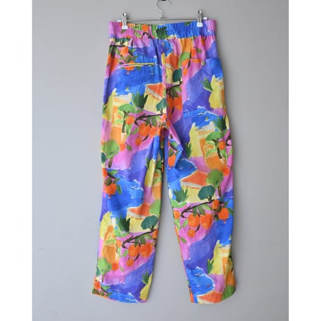 CHEVAL plus CHEVALパンツ - PRINT - PINK/KHAKI