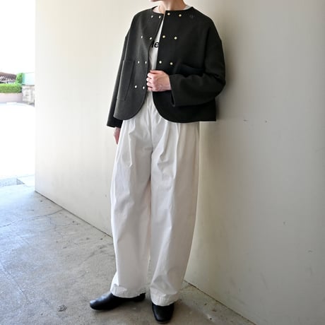 トラバイユマニュアル　パンツ TRAVAIL MANUEL トラバイユマニュアル コンパクトチノツータック