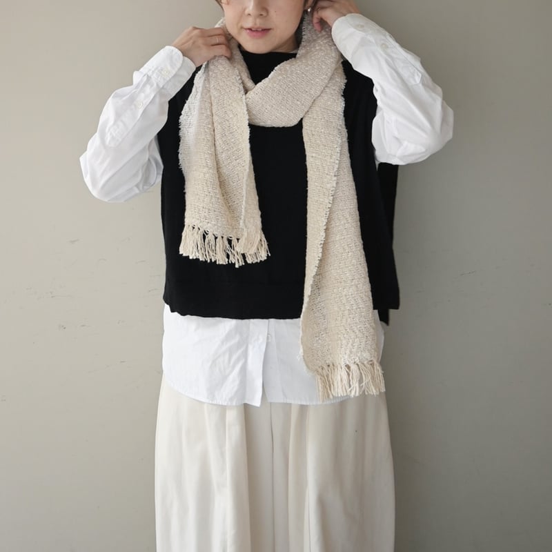 Suno&Morrison Gara-Bou Muffler Stole (2024AW) | Suno&Morrison Gara-Bou Muffler Stole (2024AW) |