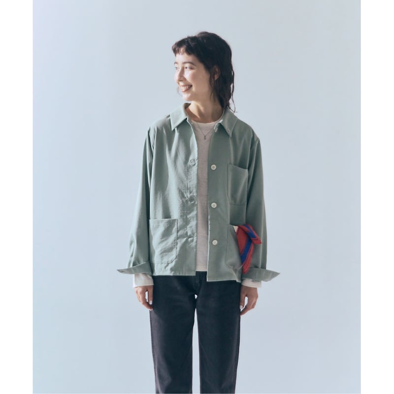 me. recycle polyester broad ライトカバーオール | YOCA