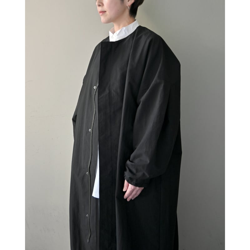 Honnete Tacked Sleeve Over Fit Coat / タックドスリーブオ