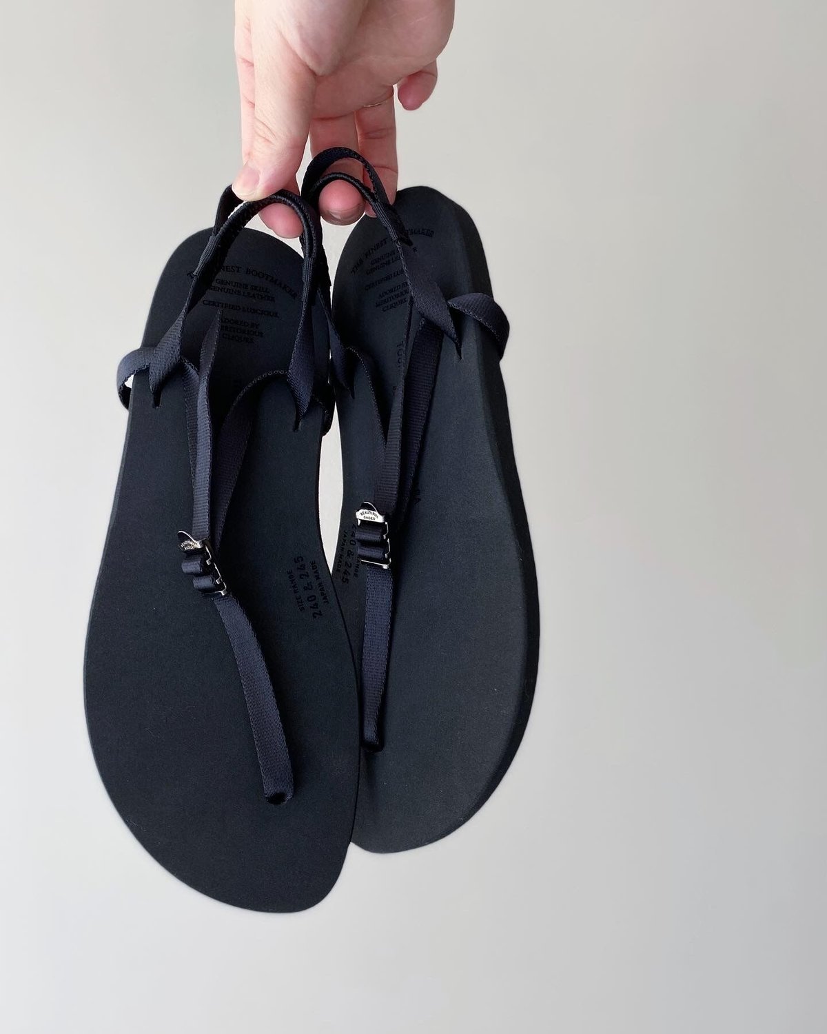 サンダル・ミュール ASH FW24 SANDAL \"UTAH BIS\" (UTAH SOFTBLACK TOFU) BEAUTIFUL SHOES ビューティフルシューズ ベアフット サンダル