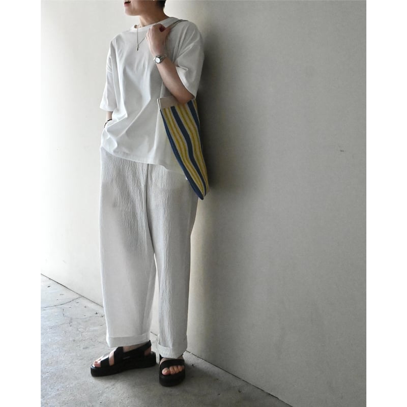 me. bumpy cotton ラップパンツ | YOCA