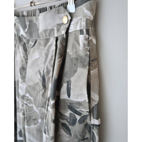CHEVAL plus CHEVALパンツ - PRINT - PINK/KHAKI