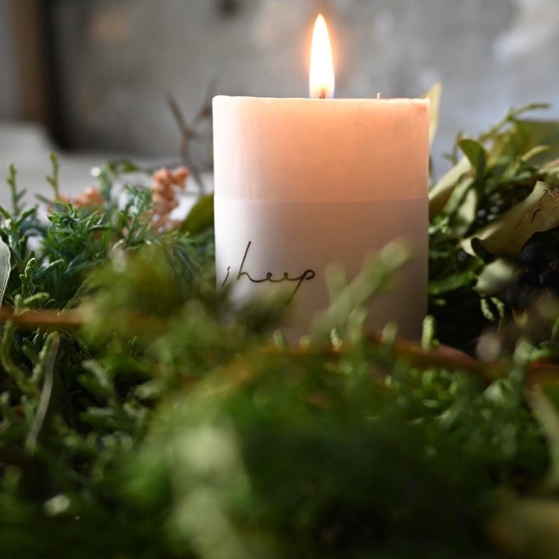 sheep ソイワックスキャンドル SS | YOCA