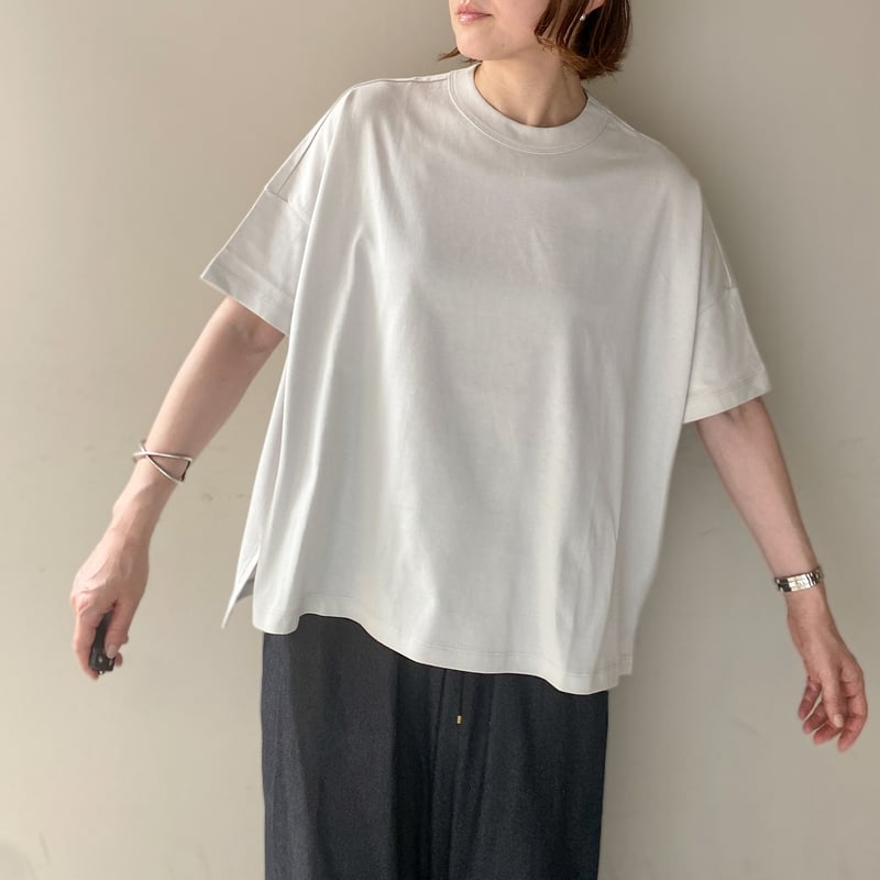 40/2クラシック天竺Tシャツ ☆8月3日再入荷☆【ニット】40/2 クラッシック天竺（オフホワイト