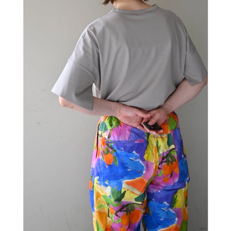 CHEVAL plus CHEVALパンツ - PRINT - PINK/KHAKI | YOCA