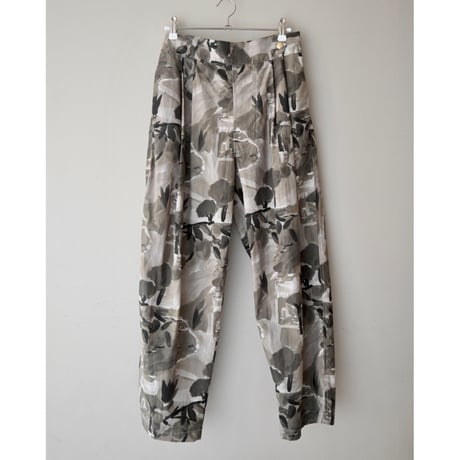 CHEVAL plus CHEVALパンツ - PRINT - PINK/KHAKI