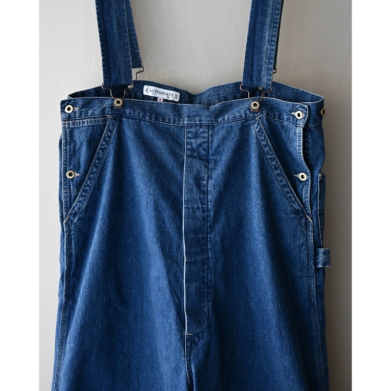 Luvourdays 60'sDenim 1/2OVERALL Pants / デニムオーバ
