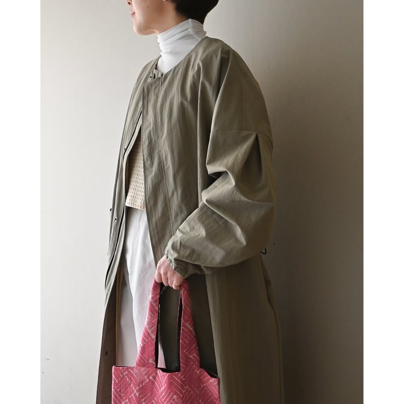 Honnete オネット タックスリーブ オーバーフィット コート Honnete Tacked Sleeve Over Fit Coat オネット タックスリーブ