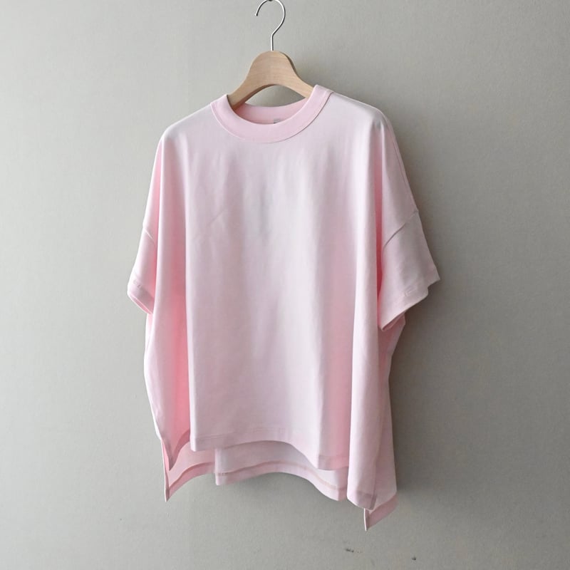 TRAVAIL MANUEL クラシック天竺スリットTシャツ | YOCA
