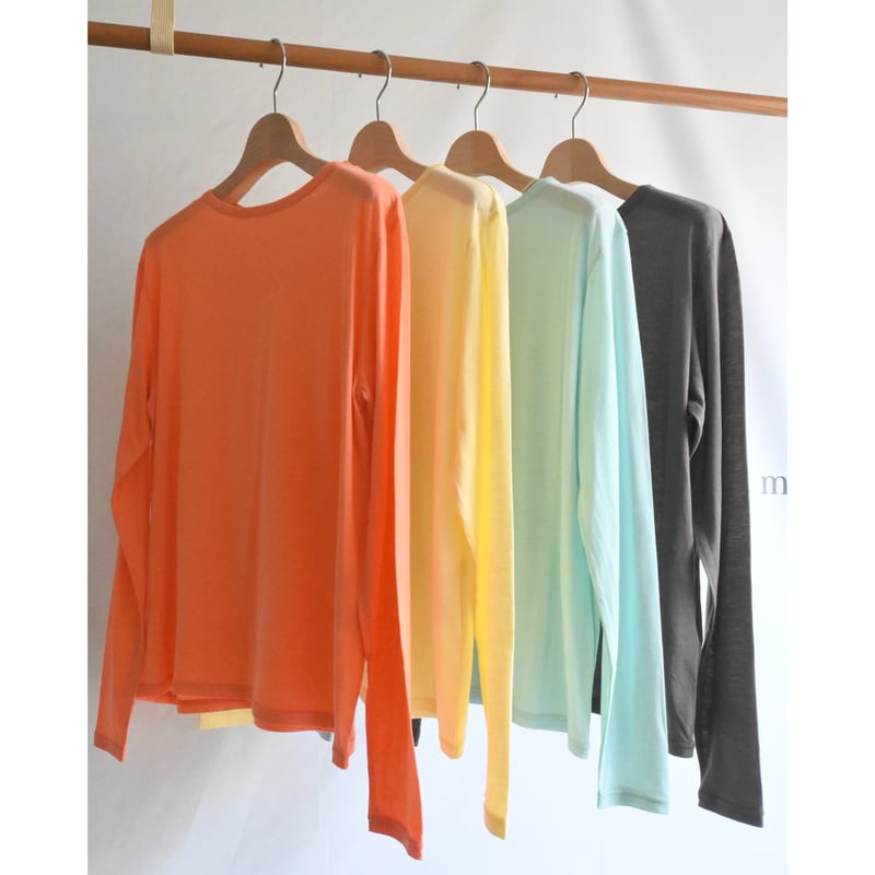 me. flow cotton silk ロングスリーブT | YOCA