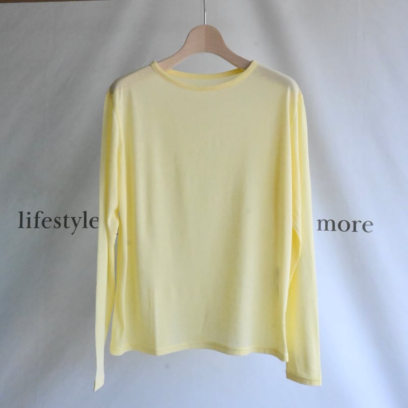 me. flow cotton silk ロングスリーブT me. flow cotton silk ロングスリーブT | YOCA