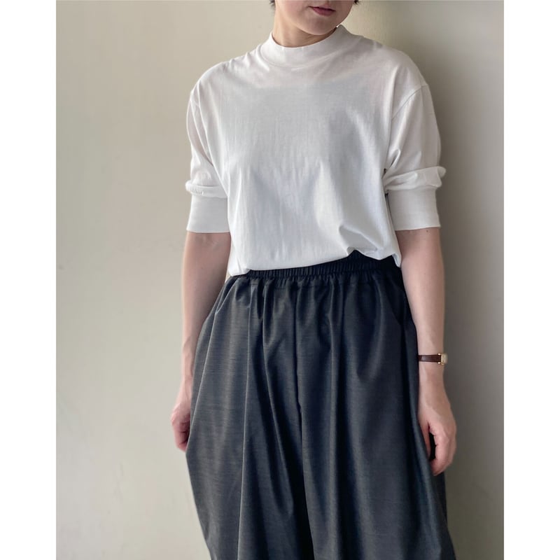 ALWEL MOCK NECK H/SLV T | YOCA