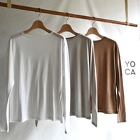 me. flow cotton silk ロングスリーブT  (2026SS)