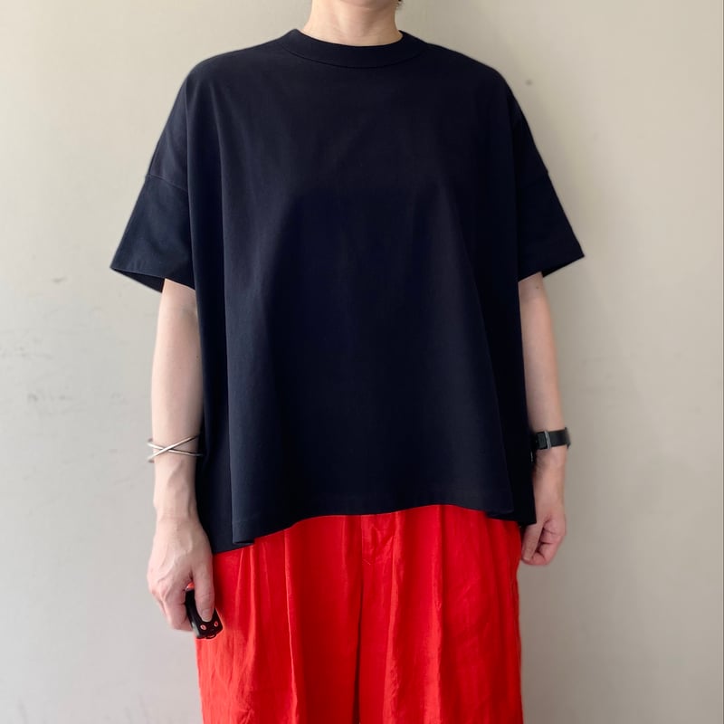 TRAVAIL MANUEL クラシック天竺スリットTシャツ | YOCA