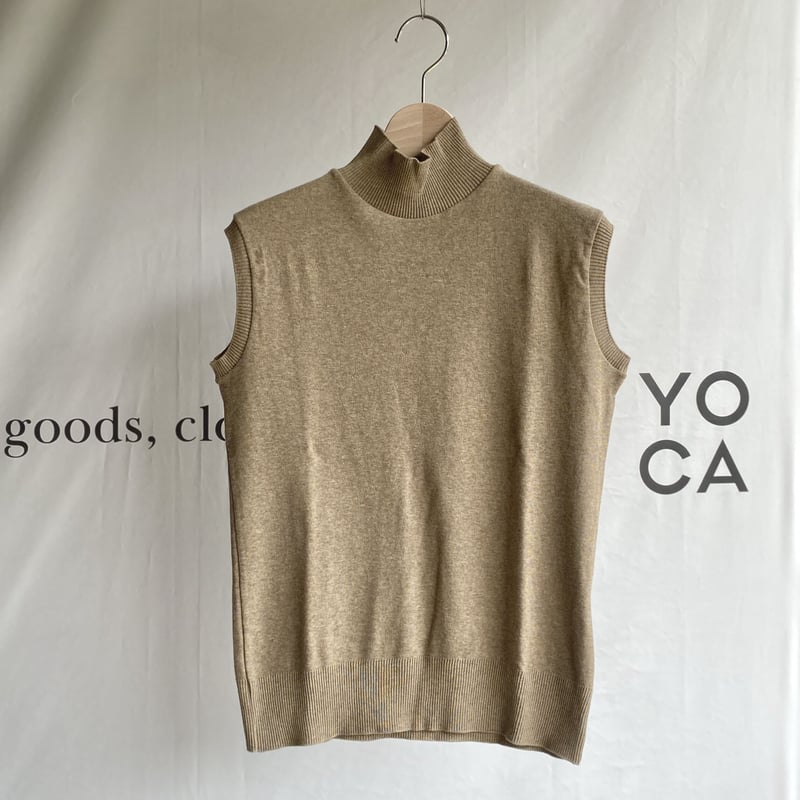 gicipi TITANIO / モックネックノースリーブニット | YOCA gicipi TITANIO / モックネックノースリーブニット | YOCA