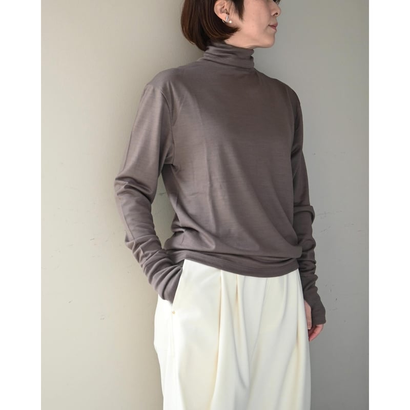 ALWEL TURTLE NECK TOP / ウールタートルネックカットソー | YOCA ALWEL TURTLE NECK TOP / ウールタートルネックカットソー | YOCA
