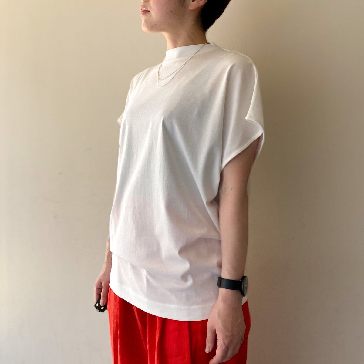 alwel ドロップショルダートップ M ALWEL ドロップショルダートップ, Summer Green – Navyblue