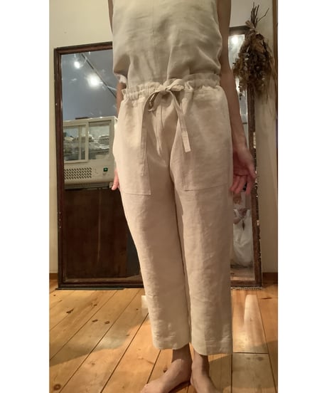 ラベンダー PANTS　ヘンプ麻100％