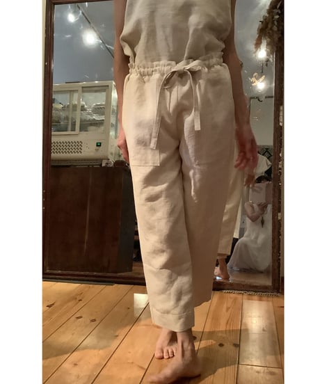 ラベンダー PANTS　ヘンプ麻100％