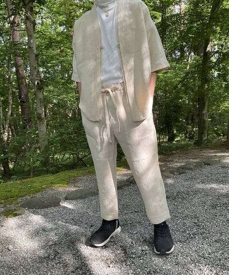 ラベンダー PANTS　ヘンプ麻100％