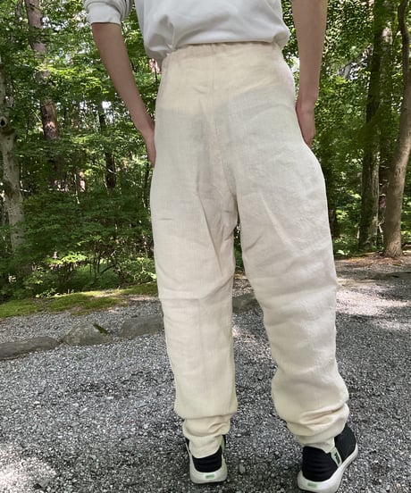 ムスカリパンツ　ヘンプ麻100％