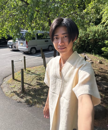 サフラン　ヘンプ麻100％