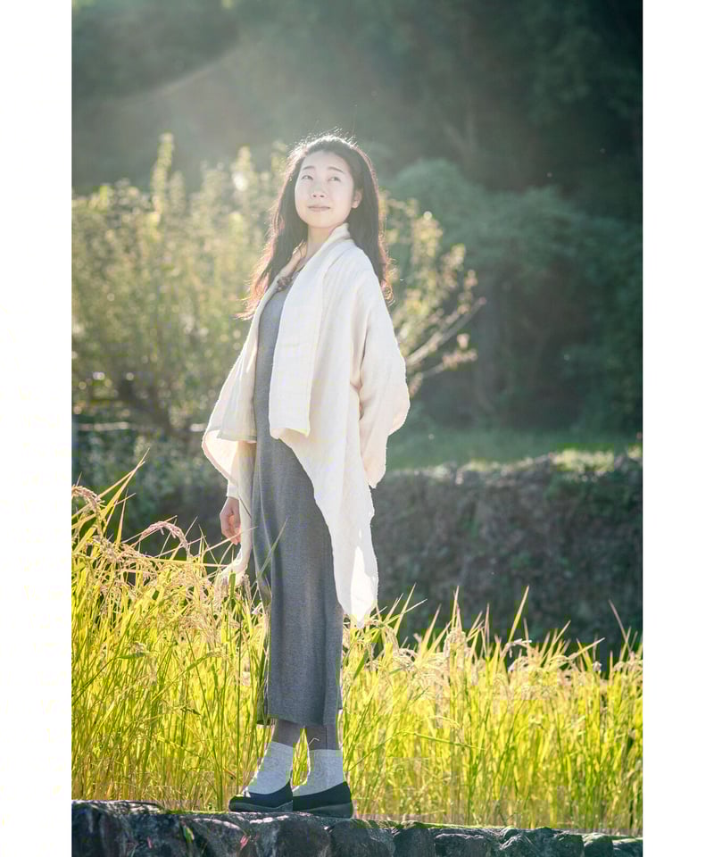 ヘンプ麻100％ 天使のおくるみ布＆膝掛け布 虹の天使 天使のおくるみ布