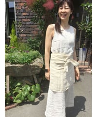 湯文字腰巻　ヘンプ麻100％