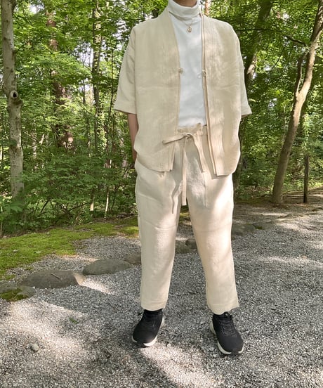 ラベンダー PANTS　ヘンプ麻100％