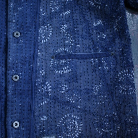 【Boro sashiko baseball shirt】XL size