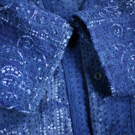 【Boro sashiko baseball shirt】XL size