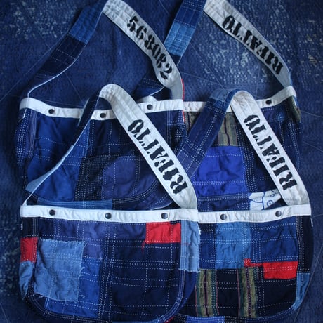 【Japanes Boro sashiko mail bag】④