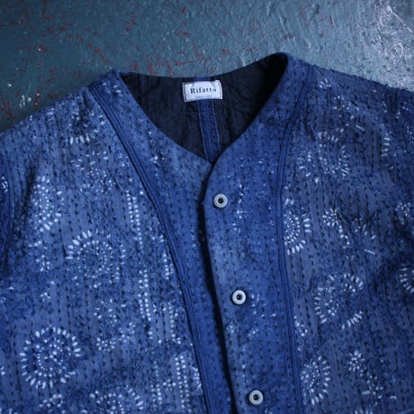 【Boro sashiko baseball shirt】XL size