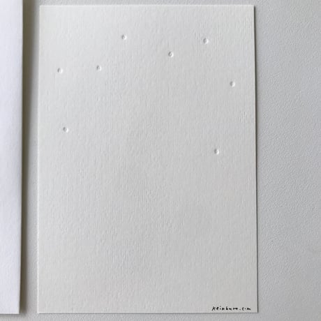 MIKAMON  drawing card "bouquet" no.7