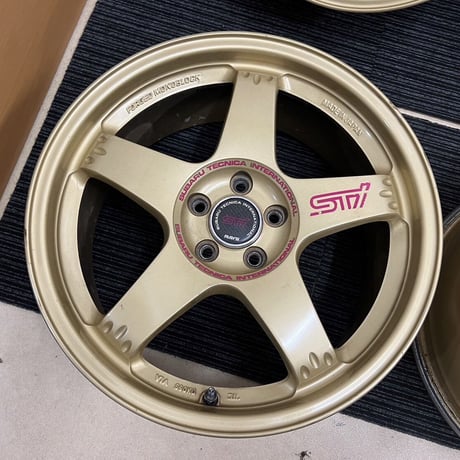 【JDM】RAYS STI RS-ZERO 17 5h100 7.5j +48 4wheels