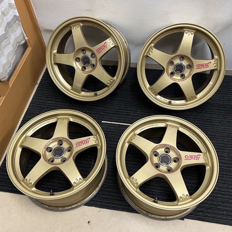 【JDM】RAYS STI RS-ZERO 17 5h100 7.5j +48 4wheels