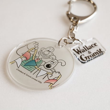 ウォレス＆グルミット　 アクリルキーホルダー　グルミットガーデン〈B〉