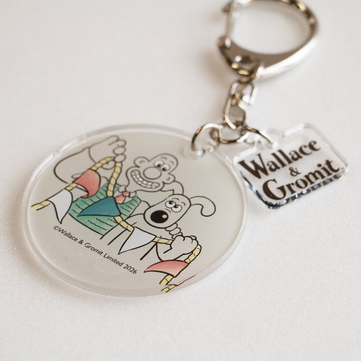 ウォレス＆グルミット アクリルキーホルダー グルミットガーデン〈B 