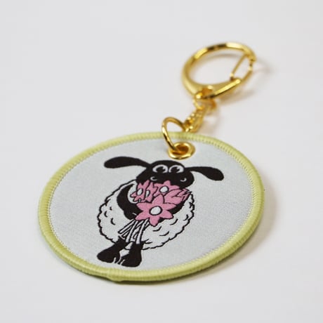 ひつじのショーン 織ネームキーホルダー