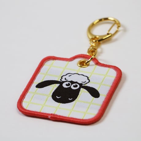 ひつじのショーン 織ネームキーホルダー