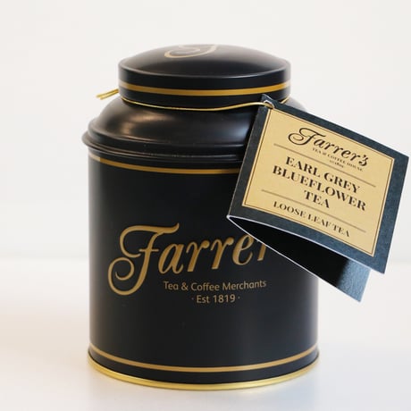 Farrer's＜ファーラーズ＞　ブルーフラワーアールグレイ（ティーキャディ）