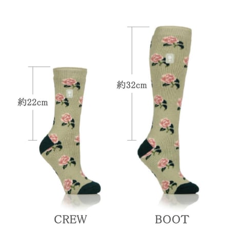 【HEAT HOLDERS LITE】 JACQUARD SOCKS / CREW