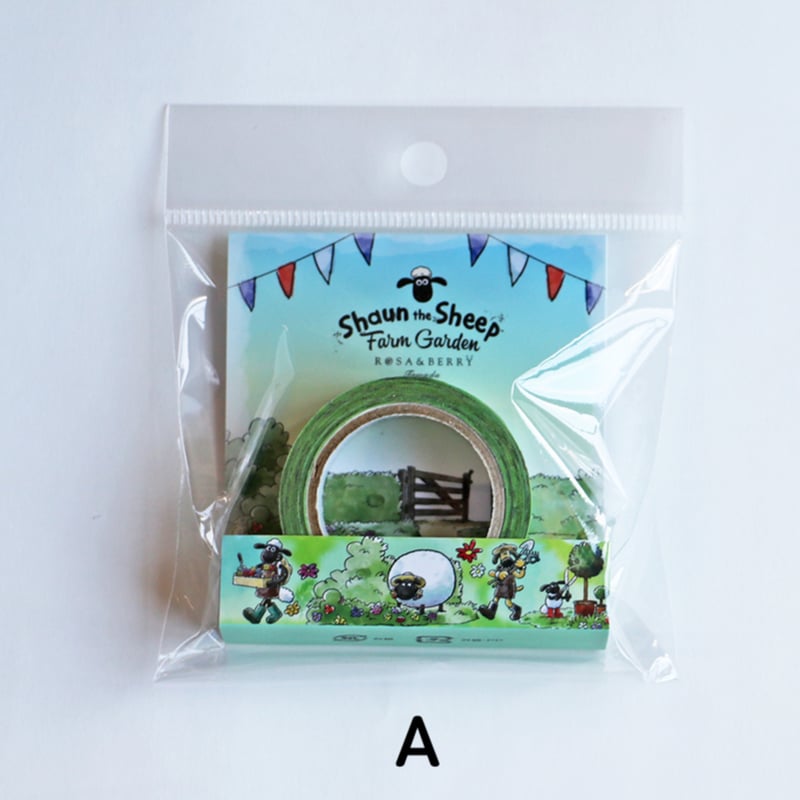 ひつじのショーン ファームガーデンマスキングテープ | ローザン